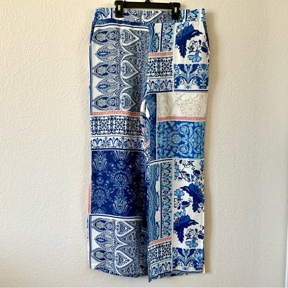Chico's, The Ultimate Fit, Crinkled Gauze Pants